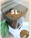 Comedouro duplo com câmera e gravador de voz